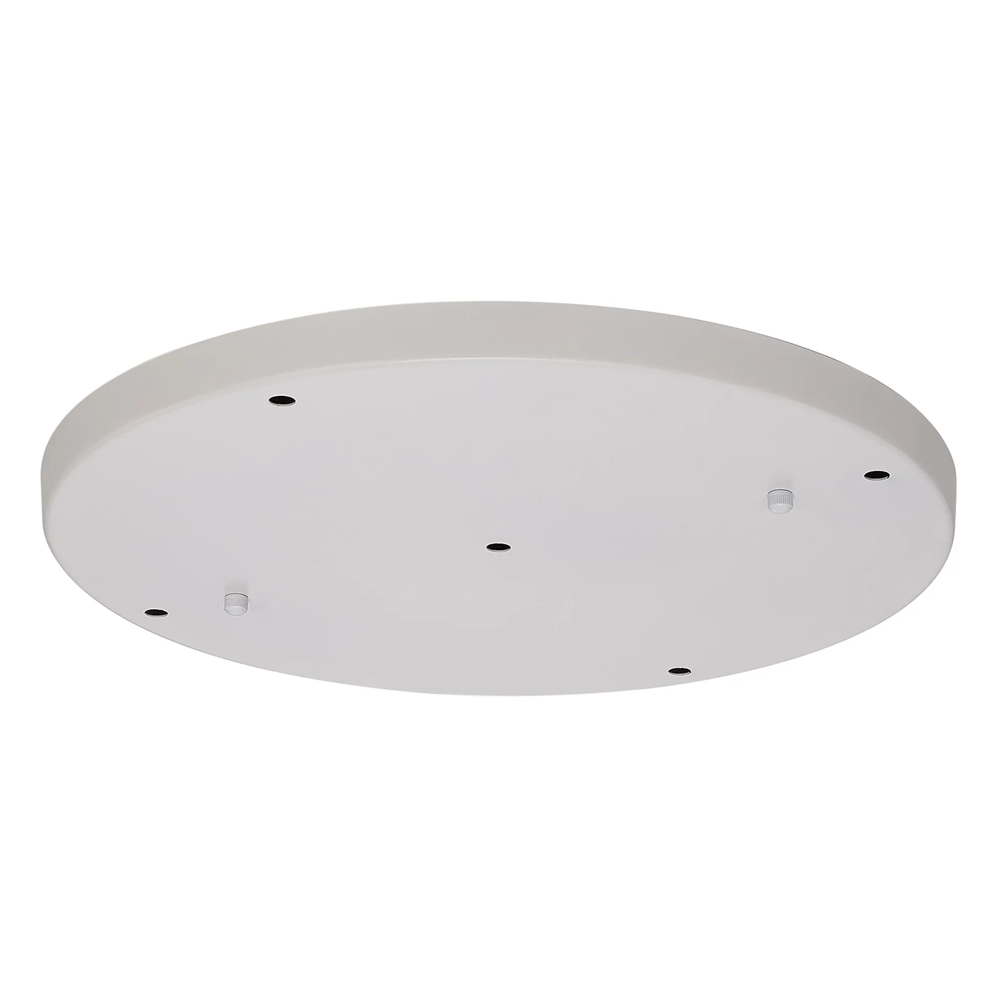 Hayes 5 Hole 40cm Round Ceiling Plate White